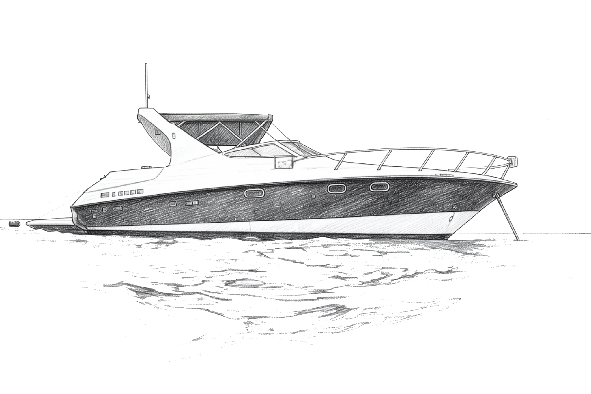 The Cruiser concept sketch, side profile